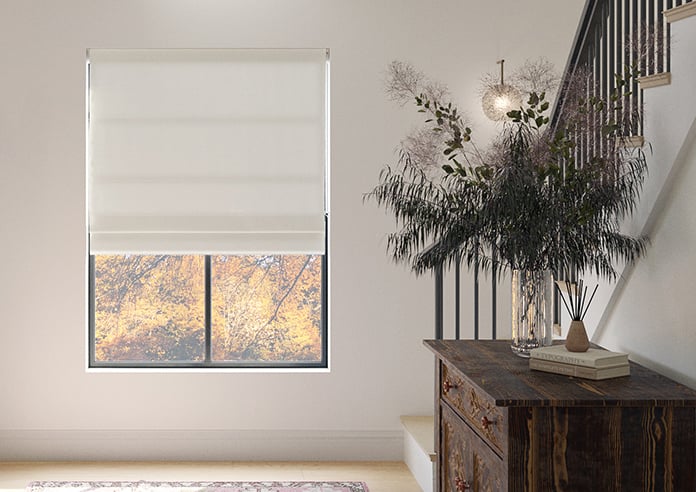 Oslo, Pearl - Twist&Fit Roman Blind - Image 3